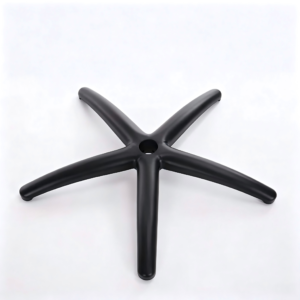 Black Powder Coated Steel Office Chair Base
